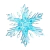 Aplique Floco de Neve Acrílico Cristal 15cm - 1 und na internet