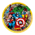 Prato Papel Redondo Marvel Quadrinhos - 12 Und - Regina