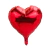 Balão Metalizado Coração Vermelho 25cm 9 Polegadas - 01 und