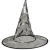 Chapéu De Bruxa Transparente Com Estampas Fantasia Halloween - ZW 70709 na internet