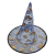Chapéu De Bruxa Transparente Com Estampas Fantasia Halloween - ZW 70709 - comprar online