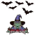 Decoração de Parede Bruxa Halloween - 1 Und