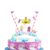 Topo de Bolo Aniversário Princesas - 01 und - PA009
