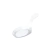 Colher Indiana Finger Food Transparente - 24 und - Silver Plastic - C005