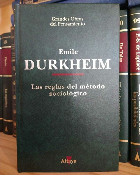USADO. Las reglas del método sociológico. Emile Durkheim.
