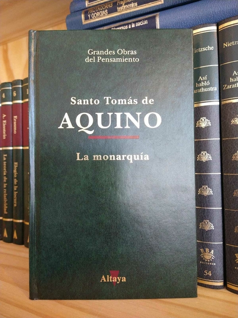 USADO. Sobre las monarquía. Santo Tomás de Aquino.