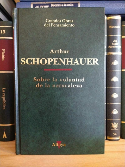 Sobre la voluntad de la naturaleza. Arthur Schopenhauer. Usados