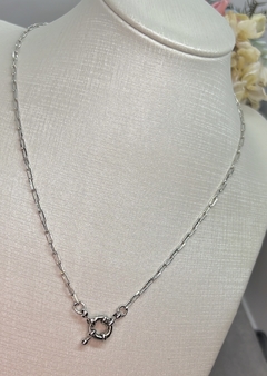 Colar elos finos Cartier fecho boia (ródio branco) - comprar online