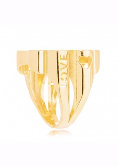 Anel trevo love/look regulável - comprar online