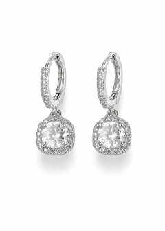 Argola pingente cristal Elise