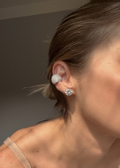 Piercing Bold Falconi cravejado Silver - ajustável - loja online