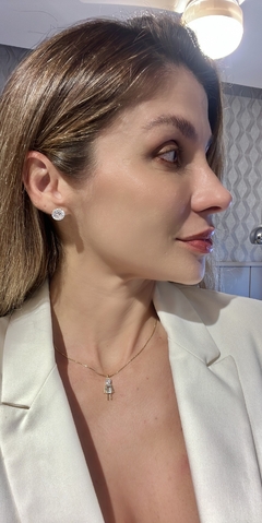 Colar menino cristal (Aqua) - Ella Semijoias e Acessórios de Luxo
