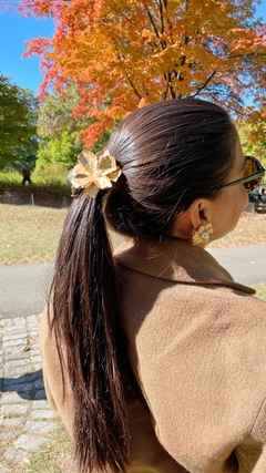 maxi elastico Flora (dourado fosco) - comprar online