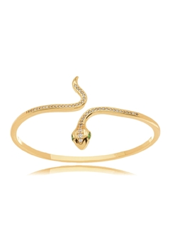 Imagem do Bracelete serpente olhos esmeralda