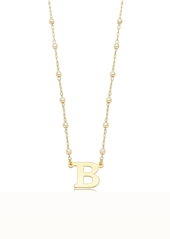 Imagem do Colar pérola inicial “B”