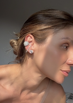 Piercing Bold Falconi cravejado Silver - ajustável na internet