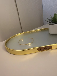 Bracelete liso Antônia Slin/ b. ouro - Ella Semijoias e Acessórios de Luxo