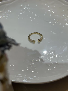 Anel Zeus ajustável (b. ouro) - Ella Semijoias e Acessórios de Luxo