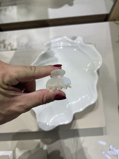Piranha Acetato cor madrepérola - P - Ella Semijoias e Acessórios de Luxo