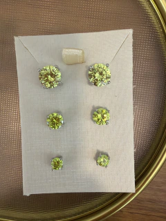 Trio Br. Felipa Apple Green (COR PREMIUM) - Ella Semijoias e Acessórios de Luxo