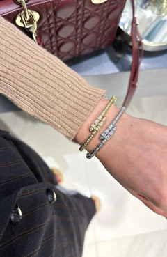 Bracelete Inspired snake Gold / fecho click - loja online
