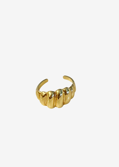 Anel croissant Liso ajustável (b. ouro) - loja online
