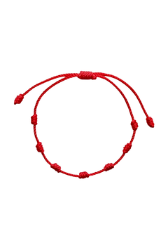 Pulseira de 7 nós vermelha (Kabbalah) - comprar online