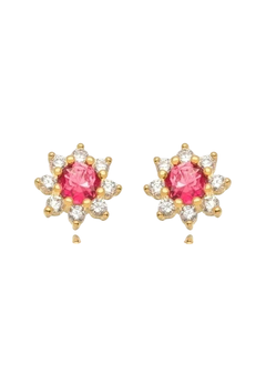 Brinco flor Rubi - comprar online