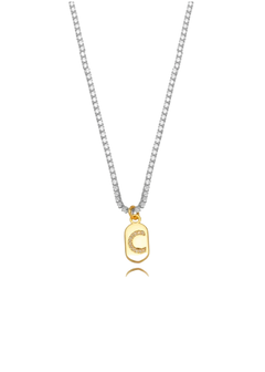 Colar Riviera inicial “C” - comprar online
