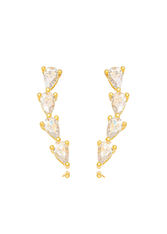 Ear cuff Cristais (b. ouro) - comprar online