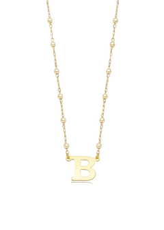 Colar pérola inicial “B” - comprar online