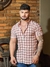 Camisa Social Xadrez Manga Curta Rf - Rose Ref.30501