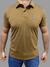Camisa Polo Malha Confort Sallo - Marrom Médio Ref:10101142