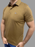 Camisa Polo Malha Confort Sallo - Marrom Médio Ref:10101142 na internet