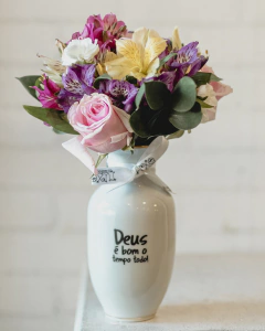 Vaso Afeto | Deus é bom o tempo todo - comprar online