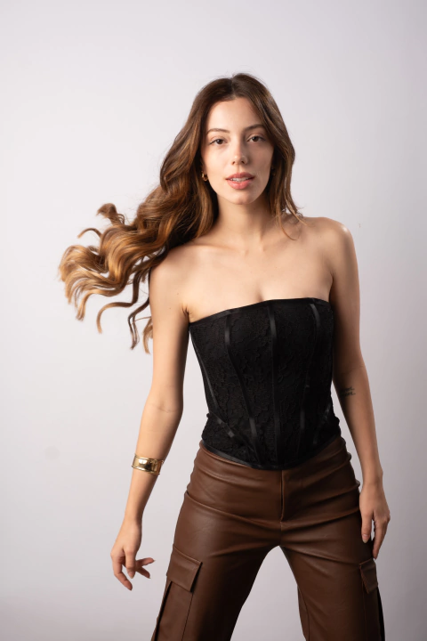 CORSET STELLA | black noir - comprar online