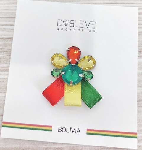 Prendedor Patrio Bolivia 0002