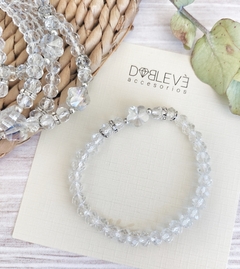 Pulsera FLOR de cristal - comprar online