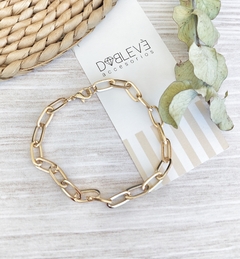 Pulsera cadena dorada