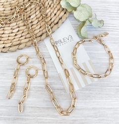 Conjunto cadena dorada