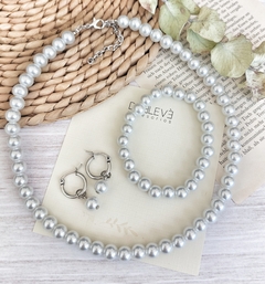 Conjunto perlas - blanco o natural - comprar online