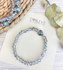 Pulsera CORAZÓN de cristal - tienda online