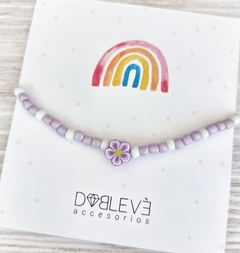 Pulsera/Tobillera flor de fimo - 9 colores - comprar online