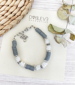 Pulsera fimo y escallas de caracol - comprar online