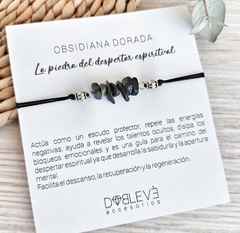 Pulsera energética escallas - 23 piedras - tienda online