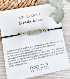 Pulsera energética escallas - 23 piedras - Doblevé Accesorios