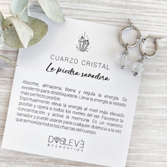 Aros CUARZO CRISTAL - Protección y sanación - comprar online