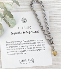 Pulsera CITRINO - Felicidad, prosperidad y alegría - comprar online