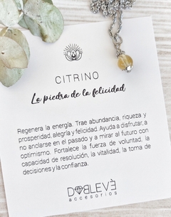 Collar CITRINO - Felicidad, prosperidad y alegría - comprar online