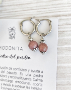 Aros RODONITA - Perdón y sanación del pasado